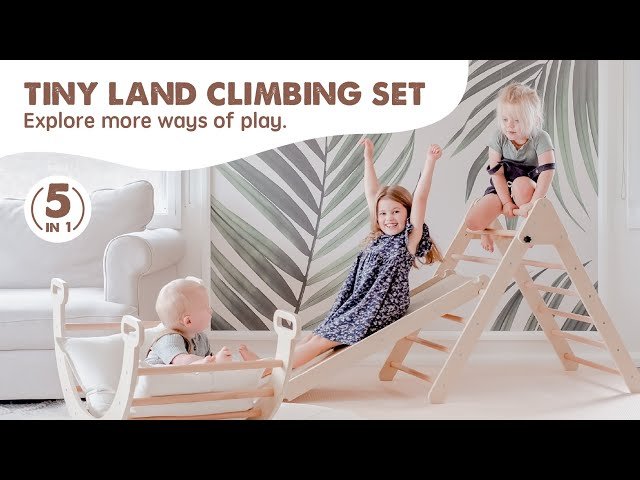 Tiny Land: Exploring Multi-Use Climbing Sets for Indoor Physical Play